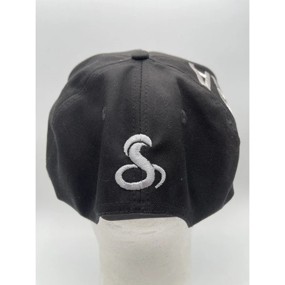 Cobra Ford‎ Mustang Snake Snapback Hat Black One Size Embroidered